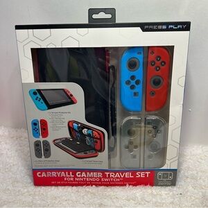 Press play carryal gamer travel set for nintendo switch